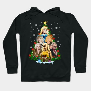 Vintage Blondie Christmas 80s 90s Style Hoodie